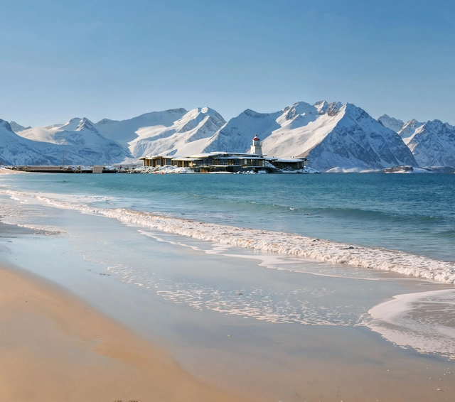 Disolver la arquitectura en la naturaleza: Dorte Mandrup diseña un hotel en el círculo polar ártico de Noruega - Imagen Principal