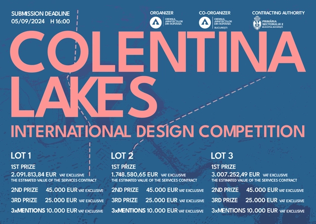 International Design Competition Colentina Lakes, Bucharest - Featured Image