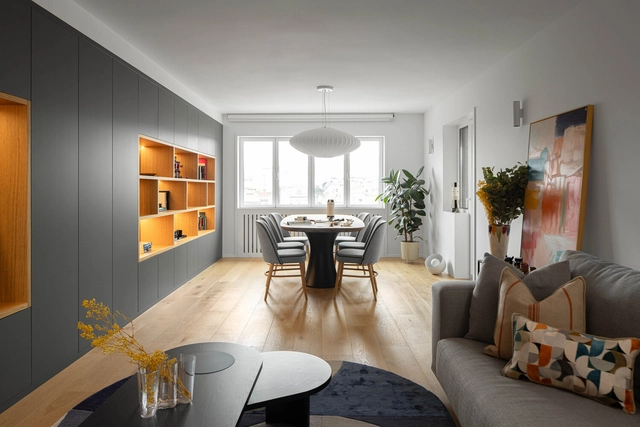 Reforma apartamento CP em Avilés / David Olmos Arquitectos - Fotografia de Interiores, Interiores De Apartamentos, Mesa, Cadeira