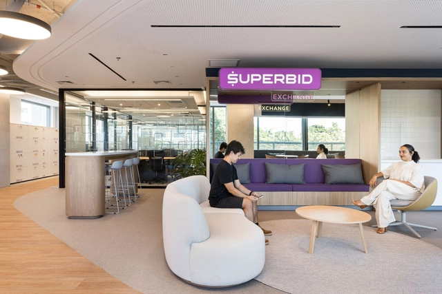 Escritório Superbid / Perkins&Will - Fotografia de Interiores, Interiores De Escritórios, Mesa, Cadeira