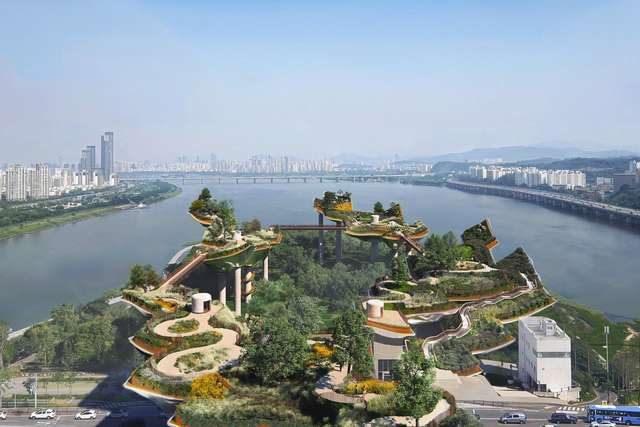 Heatherwick赢‘韩国首尔 Nodeul 岛’竞赛，无人岛变乐园 - 主图