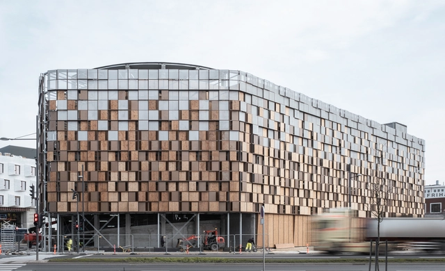 木屋停车场 / Vilhelm Lauritzen Architects - 建筑图, 停车场, 表皮