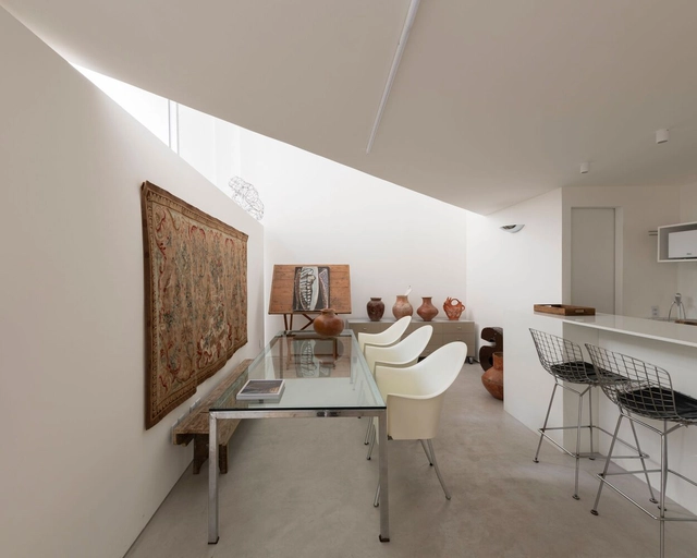 Ângela Roldão Architecture Office / Ângela Roldão Arquitetura - Interior Photography, Offices Interiors, Kitchen, Chair, Table