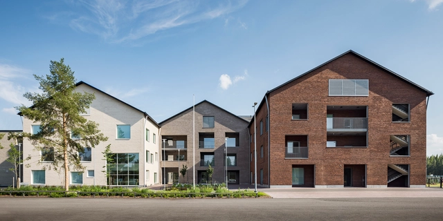 Forssa Multipurpose Centre Akvarelli / Olla Architecture - Exterior Photography, Day Care, Facade, Door