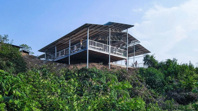 飞翔陀螺场 / 众建筑 - 建筑图, 体育建筑