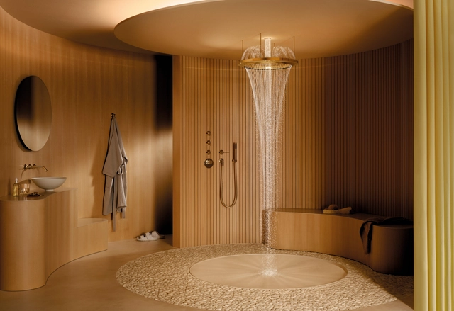The Interplay of Water and Light Through a Sculptural Experience Shower - Featured Image