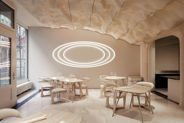  Restaurante CAAApor Pietro Catalano / External Reference - Fotografía interior, Decoración Y Ornamento, Arco, Mesas, Sillas