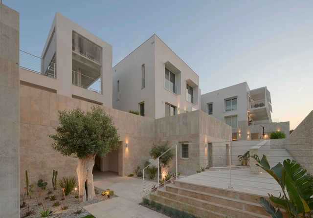 Alaçatı Port 14 Residences / Erginoglu & Çalışlar - Exterior Photography, Residential Architecture, Facade, Stairs, Door