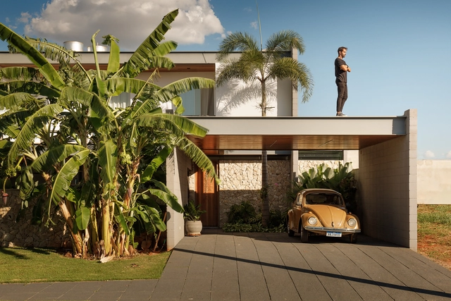 Residência São José  / Rafael Pinoti Arquitetura - Fotografía exterior, Casas, Fachada