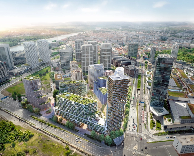 Stefano Boeri Architetti Wins Competition for Green Neighborhood Development in Bratislava, Slovakia - Featured Image