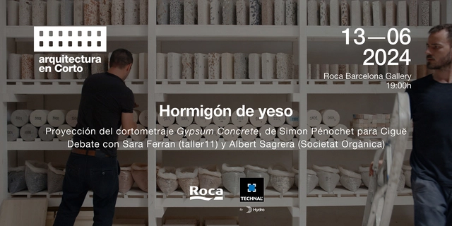 Proyección del documental "Gypsum Concrete" en el Roca Barcelona Gallery - Imagen Principal
