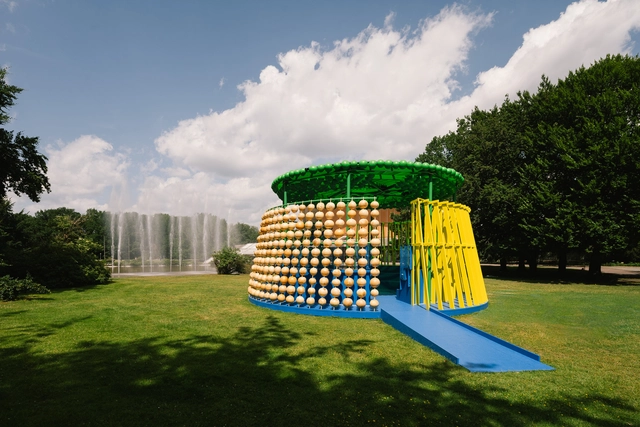 Addressing Racism in Sports Through Immersive Architectural Design: Yinka Ilori Imagines Reflective Pavilion for Haus der Kulturen der Welt in Berlin, Germany  - Featured Image