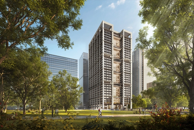 福斯特事务所公布‘北京Z6’方案，中国首座“净零碳卓越级”超高层办公楼 - 主图