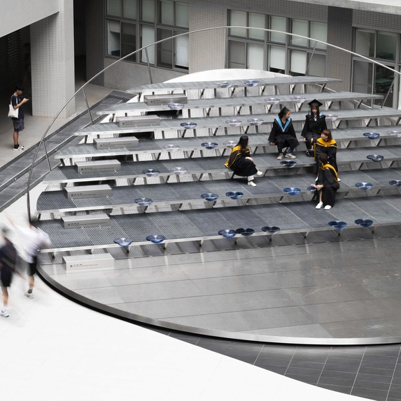 Dr. Yen-Son Huang Courtyard  / JC. Architecture & Design - Drawings, Pavilion, Stairs, Handrail