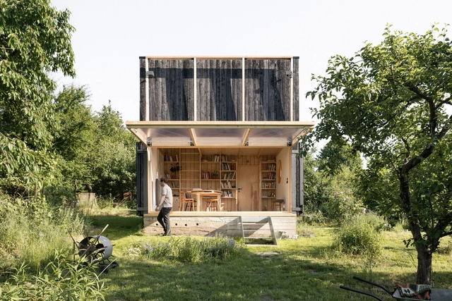 Garden Pavilion / BYRÓ architekti - Exterior Photography, Small Scale, Facade