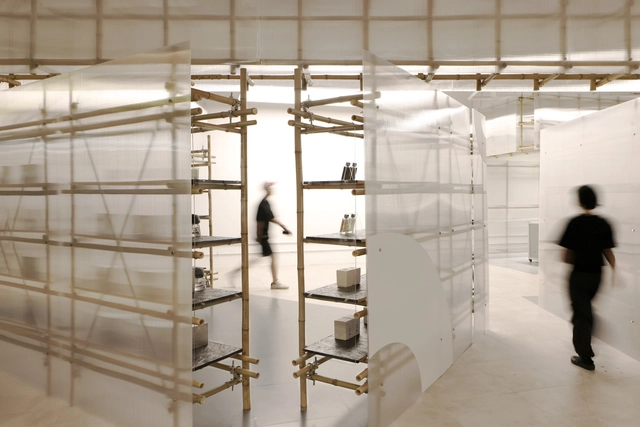 90 Houhaihui tienda pop-up / Ruhaus Studio - Fotografía interior, Interiores Comerciales