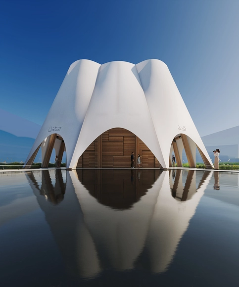 Kengo Kuma & Associates Reveals Design for the Qatar Pavilion for Expo Osaka 2025  - Featured Image