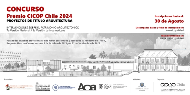 Premio CICOP Chile 2024: Proyectos de título arquitectura - Imagen Principal