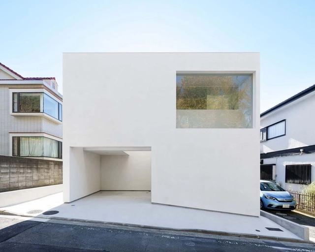 House With Eight Light Courtyards / ha (hosaka hironobu architect associate) - Exterior Photography, Houses, Facade