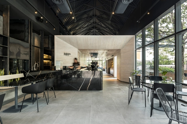 Nectarworks + / Madarq studio - Fotografía interior, Café, Puerta, Sillas, Mesas