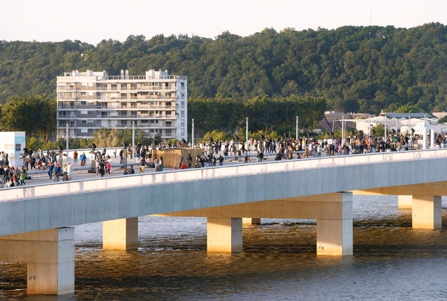 法国波尔多西蒙娜韦伊大桥 / OMA - 建筑图, 桥梁