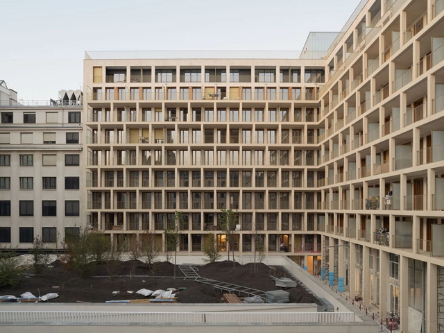 Îlot Saint-Germain Building / François Brugel Architectes Associés + h2o archtiectes + Antoine Regnault Architecture + Elise et Martin Hennebicque Paysagistes - Social Housing