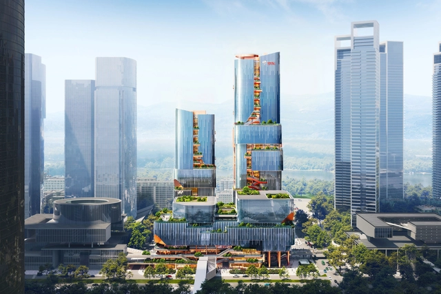 Büro Ole Scheeren Reveals Design for New Shenzhen Headquarters in China - Featured Image