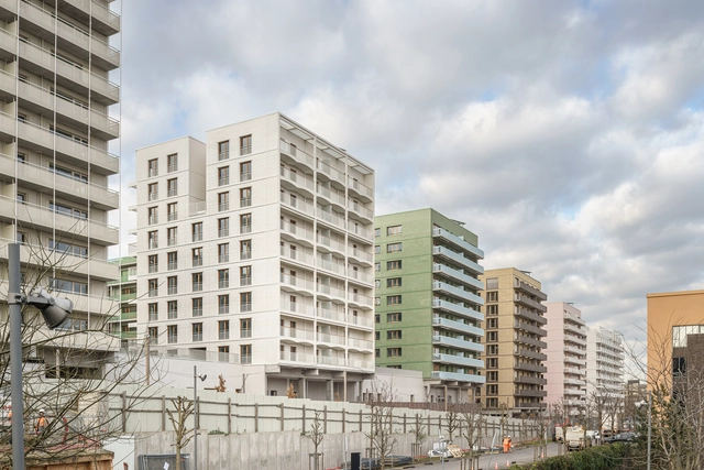 The Athlete's Village - Îlot Quinconces Plot 8 Sector D1 / Brenac & Gonzalez & Associés - Exterior Photography, Housing, Facade, Cityscape