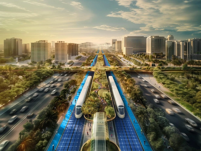 URB Unveils Plans for a 64-Kilometer-Long Green Highway for Dubai - Featured Image