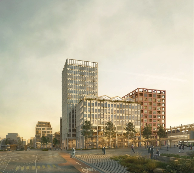  Schmidt Hammer Lassen Wins Competition to Revitalize Former Industrial Urban Neighbourhood in Luxembourg - Featured Image