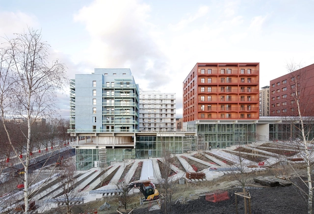 运动员村——莱斯昆康斯 / uapS - 建筑图, 居住建筑, 表皮
