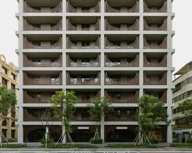 Edifício Residencial THE LATTICE, Zhishan / Neri&Hu Design and Research Office - Fotografia de Interiores, Interiores De Apartamentos, Fachada
