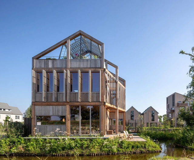 Casa de madeira em Muiden / Moke Architecten - Fotografia de Exterior, Casas, Fachada