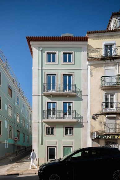 Edifício Anjos 25 / Pedro Carrilho Arquitectos - Fotografia de Exterior, Apartamentos, Fachada