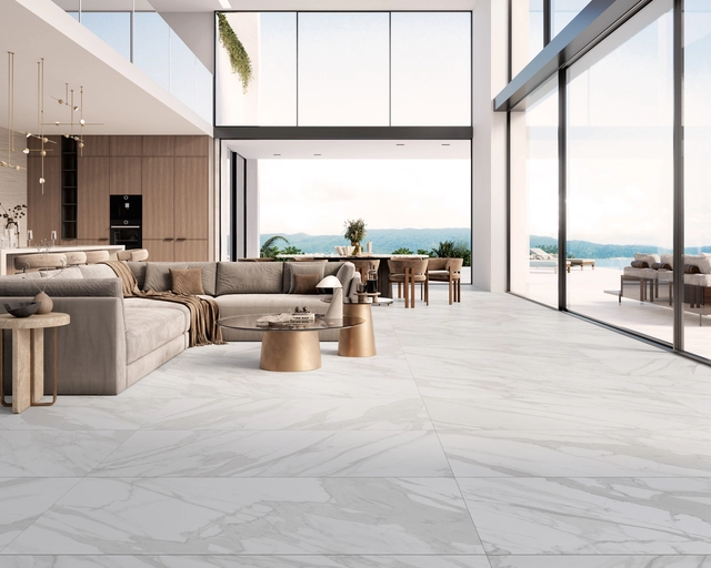 La esencia de los materiales naturales: Explorando porcelanatos tipo piedra en ambientes residenciales - Imagen Principal