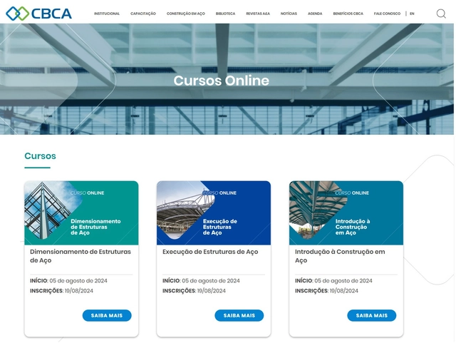 CBCA prorroga para 19/08 as inscrições dos seus cursos online - Imagem de Destaque