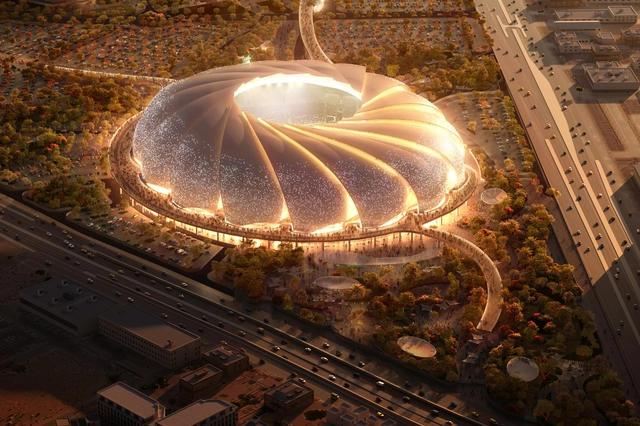 Populous Reveals New Details for the Aramco Stadium and Masterplan in Saudi Arabia - Featured Image