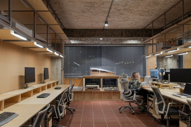 合造社 RAW Office / CLAB Architects - 室内图, 办公室内设计, 厨房, 桌子, 椅子