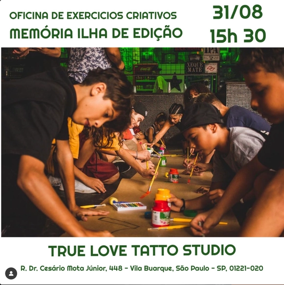 Oficina de exercícios criativos Memória ilha de edição com Luís Só na True Love Galeria - Imagem de Destaque