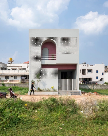 Porous Abode / Rahul Pudale Design - Exterior Photography, Houses, Facade