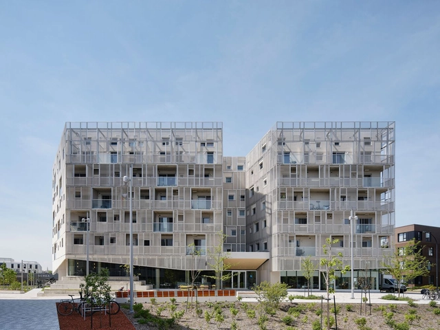 Moradia Estudantil Rose des Vents / ADHOC architectes - Fotografia de Exterior,  Sustentabilidade E Design Ecológico, Fachada