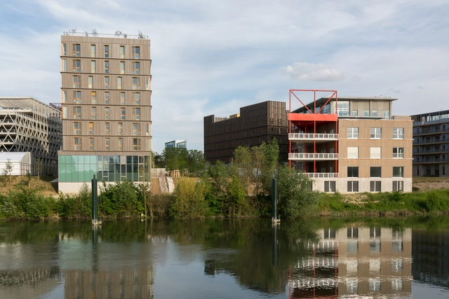 The Athletes' Village  - PE2 Student Housing / EGA Erik Giudice Architects  - Exterior Photography, Housing, Facade