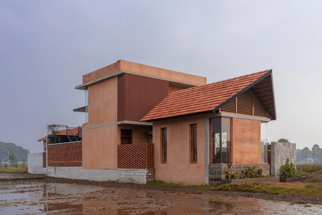 SITH Villa / Aagaram Architects - Fotografía exterior, Casas, Fachada, Puerta