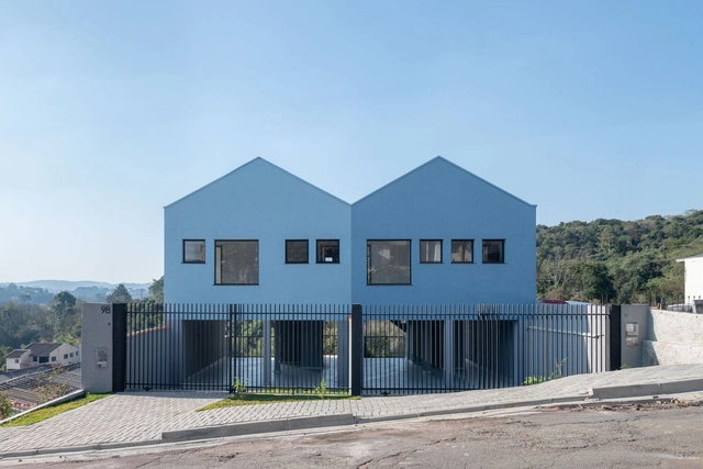 Casa Azul / Atelier Becker - Fotografia de Exterior, Habitação Coletiva, Fachada, Porta