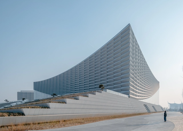 Centro de Artes Cênicas de Pequim / Schmidt Hammer Lassen + Perkins&Will - Fotografia de Exterior, Centro De Artes, Fachada