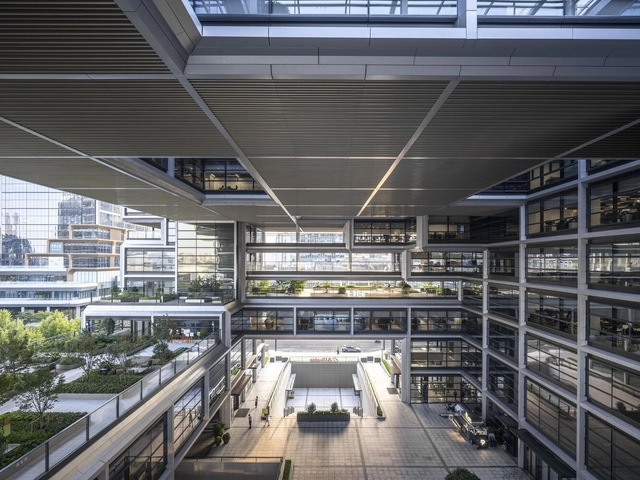 Foster + Partners 新作：阿里巴巴上海园区 - 办公设施