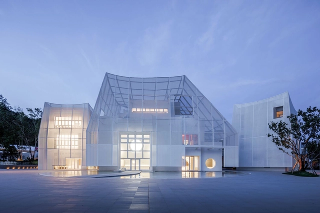 玉山岚峰，正大太阳河咖啡小镇艺术中心 / Wutopia Lab - 建筑图, 美术馆, 表皮