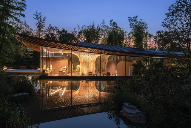 Xingcheng Exhibition Garden / Archermit - Exterior Photography, Pavilion, Facade