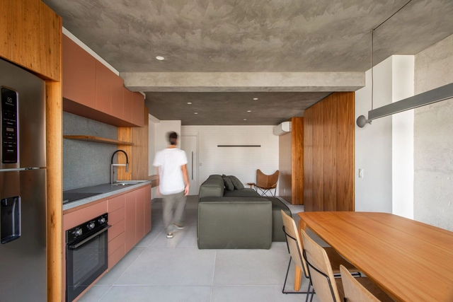 Apartamento Madá / Terra Arquitetura - Fotografia de Interiores, Interiores De Apartamentos, Cozinha, Mesa, Cadeira