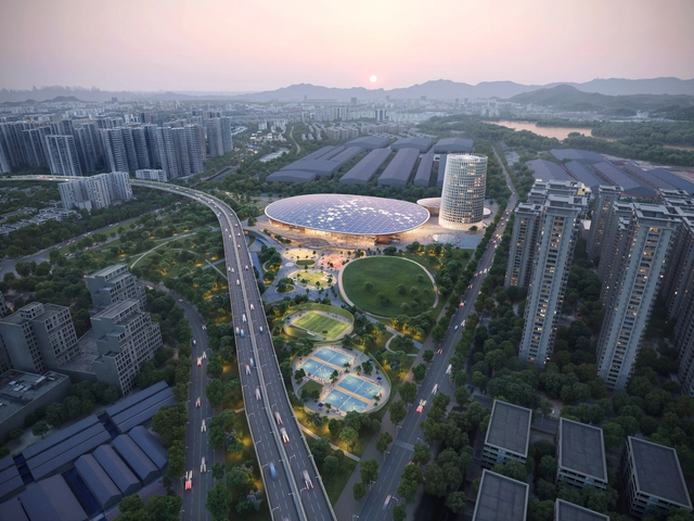 MVRDV Wins Competition for Badminton Training Center in China - Featured Image